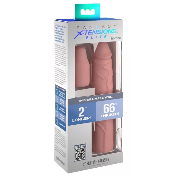 Pipedream - X-TENSION Elite 2 - cut-to-size penis sleeve (flesh-coloured)