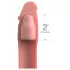 Pipedream - X-TENSION Elite 2 - cut-to-size penis sleeve (flesh-coloured)