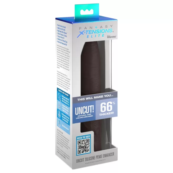 X-TENSION Elite - Adjustable Penis Extension Sleeve (Brown)