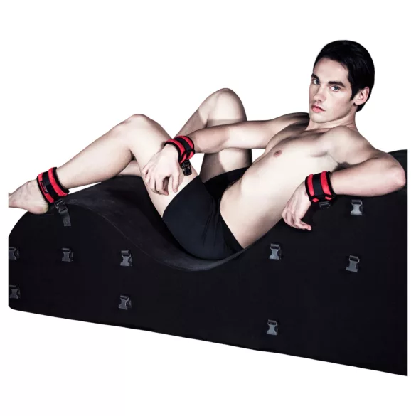 Liberator Black Label Esse - Versatile 3-Piece Sex Sofa (Black)