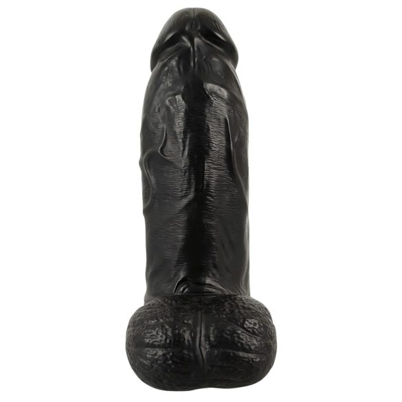 Realistixxx Real Giant - 22 cm Black Dildo with Balls
