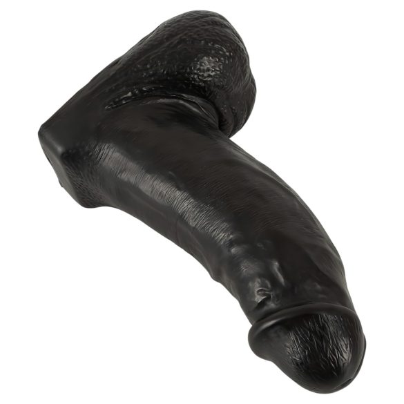 Realistixxx Real Giant - 22 cm Black Dildo with Balls
