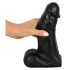 Realistixxx Real Giant - 22 cm Black Dildo with Balls