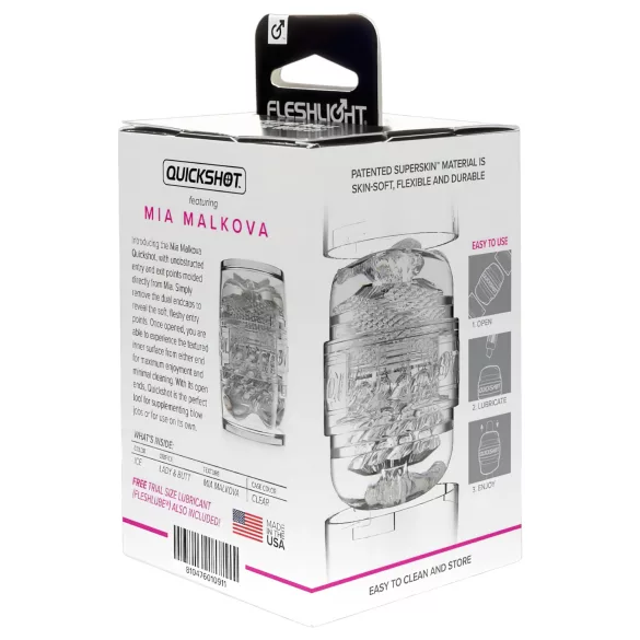 Fleshlight Quickshot Mia Malkova - travel masturbator