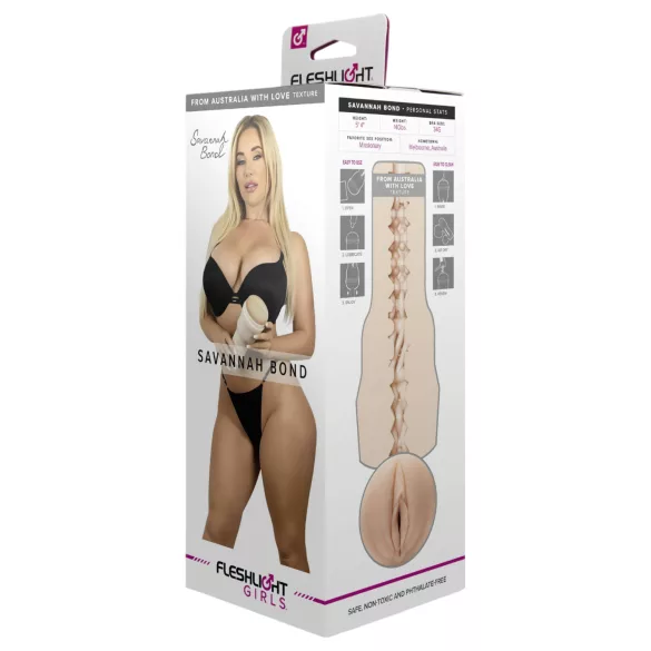 Fleshlight Savannah Bond - Realistic Sensation (Natural)