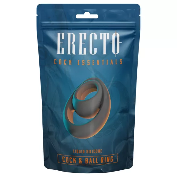 Erecto - Intense Penis and Testicle Ring (Black)