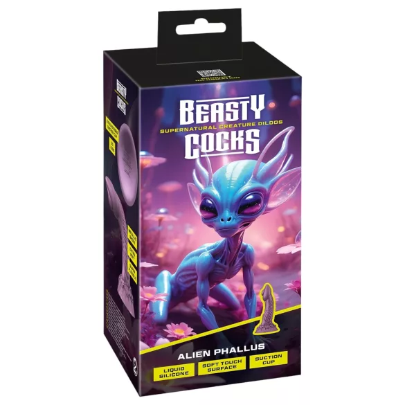 Beasty Cocks Alien Fantasy Dildo - Purple
