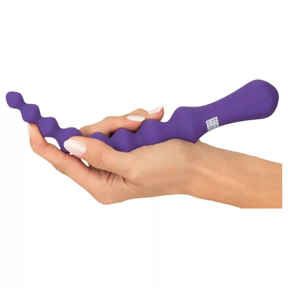 You2Toys - Purple Flexible Beaded Anal Dildo