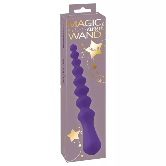 You2Toys - Purple Flexible Beaded Anal Dildo