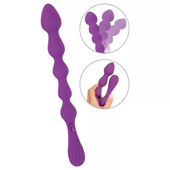 You2Toys - Bulbed Flexible Anal Dildo - (Purple)