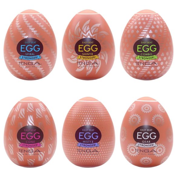 TENGA - Stronger Egg Masturbator Set - Pack of 6