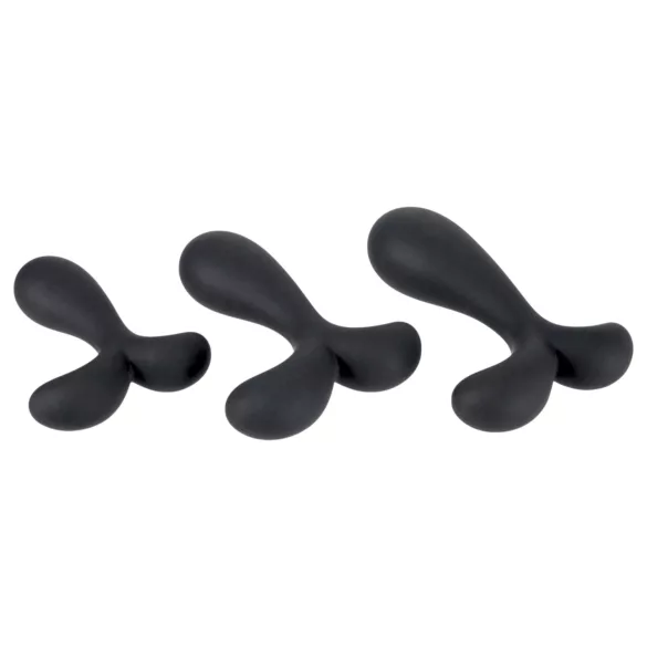 ANOS - Black Anal Training Plug Set
