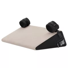   Liberator Bondage - wedge positioning sex pillow with cuffs (white)