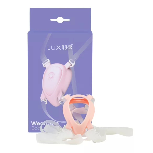 Luxury Strap-On Harness for Clitoral Vibrator (White)