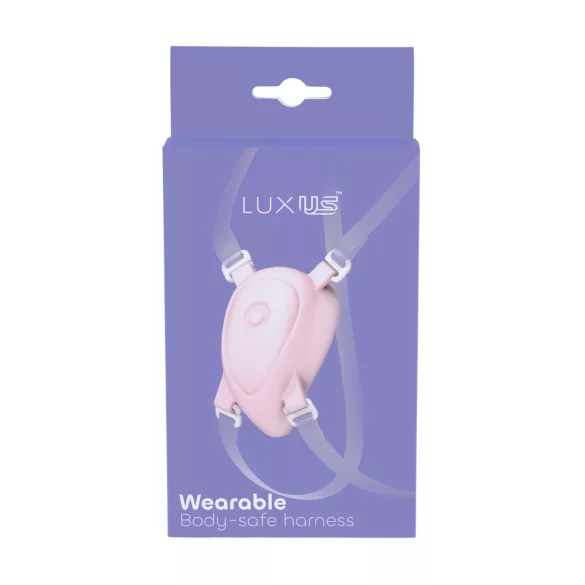Luxury Strap-On Harness for Clitoral Vibrator (White)