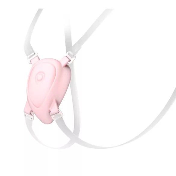 Luxury Strap-On Harness for Clitoral Vibrator (White)