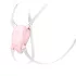 Luxury Strap-On Harness for Clitoral Vibrator (White)