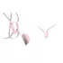 Luxury Strap-On Harness for Clitoral Vibrator (White)