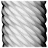 TENGA 3D Flow - wavy‑patterned masturbator (white)