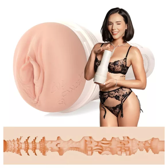 Fleshlight Eve Sweet Fleur De Soirée - lifelike vagina masturbator