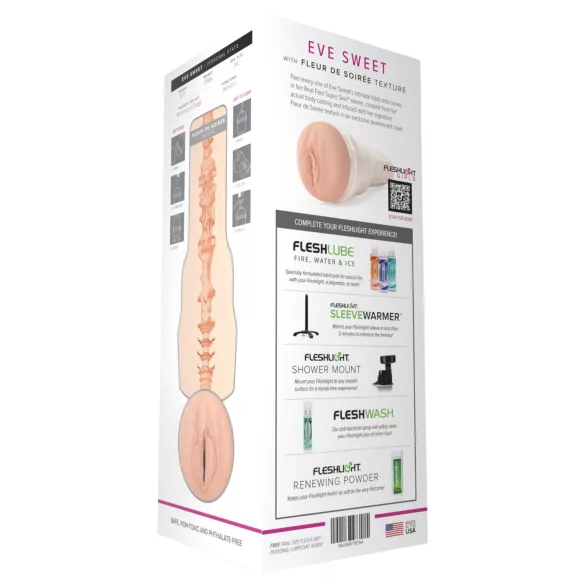 Fleshlight Eve Sweet Fleur De Soirée - lifelike vagina masturbator