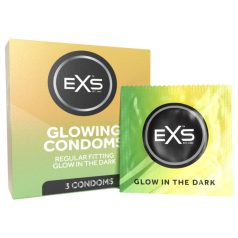 EXS Glow - Luminous Condoms (Pack of 3)