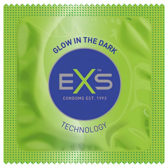 EXS Glow - Glow-in-the-Dark Condoms (Pack of 100)