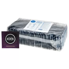   EXS Hot Chocolate - Chocolate-Flavored Condoms - Black (100 Pack)