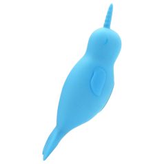   Unihorn Of The Sea - Rechargeable Narwhal Clitoral Massager (Blue)