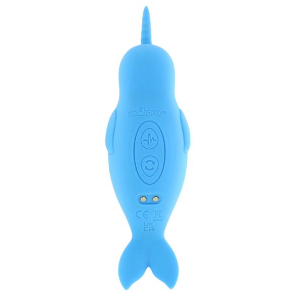 Unihorn Of The Sea - Rechargeable Narwhal Clitoral Massager (Blue)