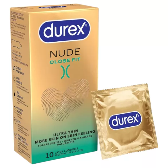 Durex Invisible Slim - Ultra-Thin Condoms (10 pack)