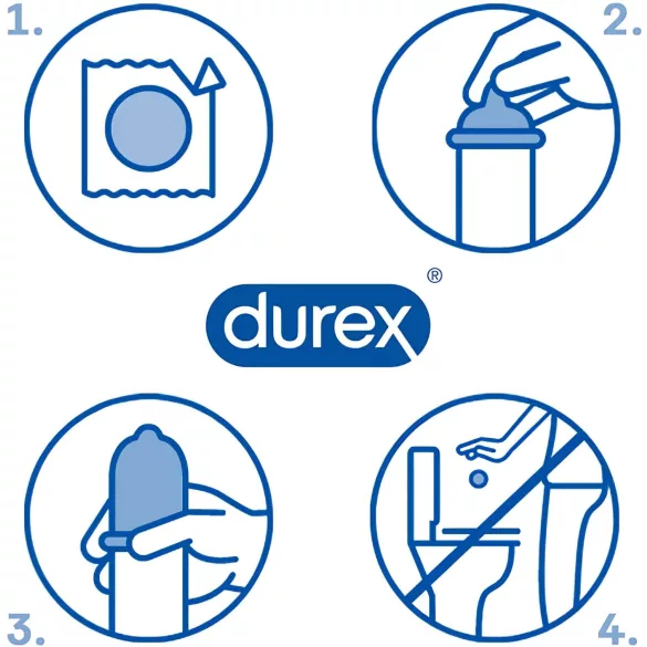 Durex Invisible Slim - Ultra-Thin Condoms (10 pack)
