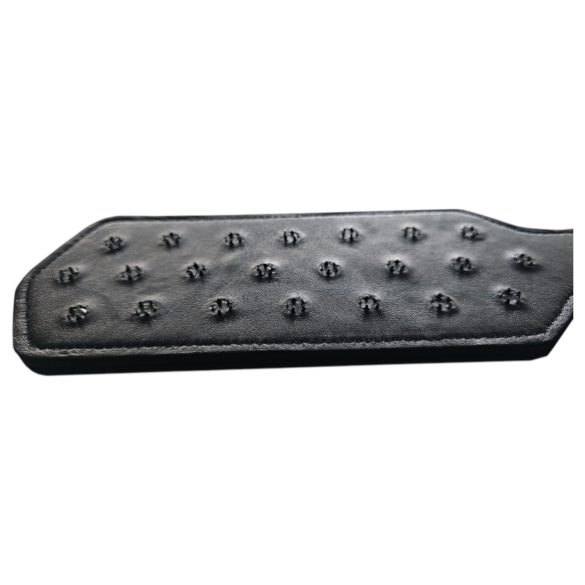 Rouge - Genuine Leather Studded Spanker (Black)