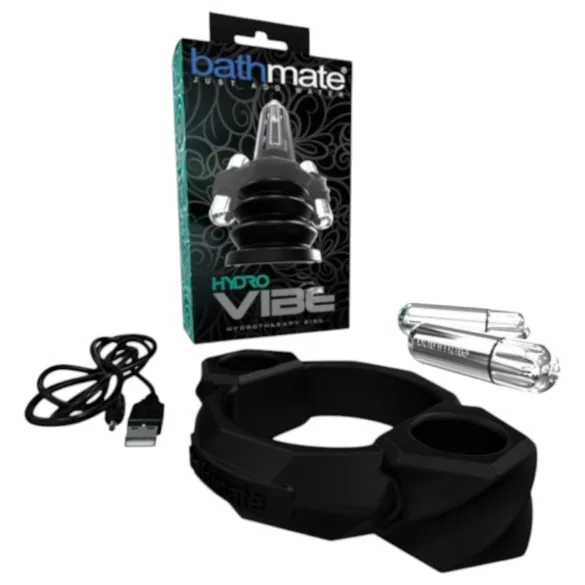 Bathmate Hydro Vibe - Hydrotherapy Vibrating Ring (Black)