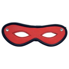 Rouge - Genuine Leather Open Eye Mask (Red)