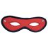 Rouge - Genuine Leather Open Eye Mask (Red)