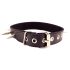 Rouge - Genuine Leather Studded Collar (Black)