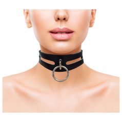 Rouge - Genuine Leather Collar (Black)