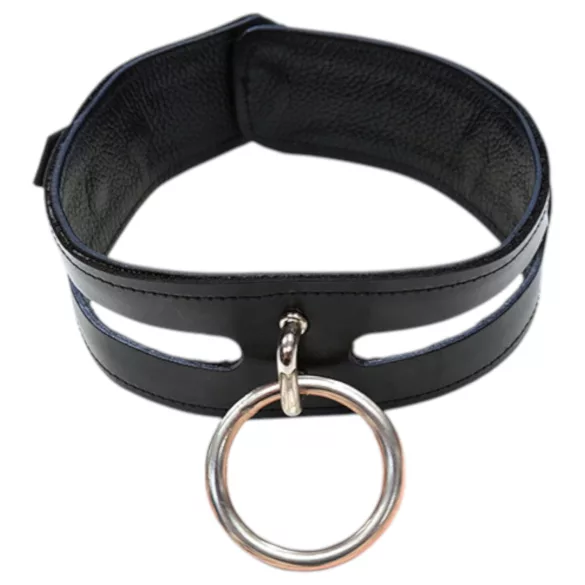 Rouge - Genuine Leather Collar (Black)