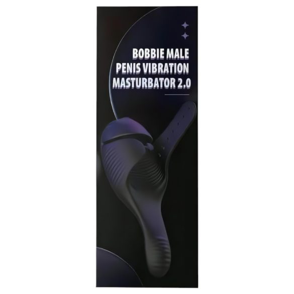 Lonely J-Bobbie - Rechargeable Dual-Motor Glans Vibrator (Black)