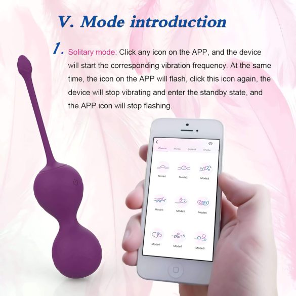 Lonely Winni Smart Vibrating Egg (Pink)