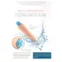 Lonely Max - realistic vibrator (17cm) - natural