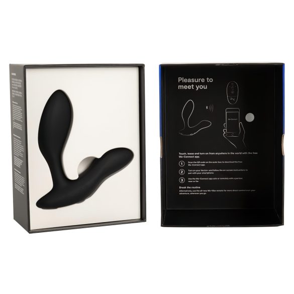 We-Vibe Vector+ - Rechargeable Smart Anal Vibrator (Black)