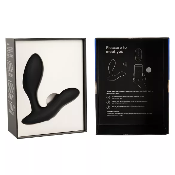 We‑Vibe Vector+ - App‑controlled anal vibrator (black)