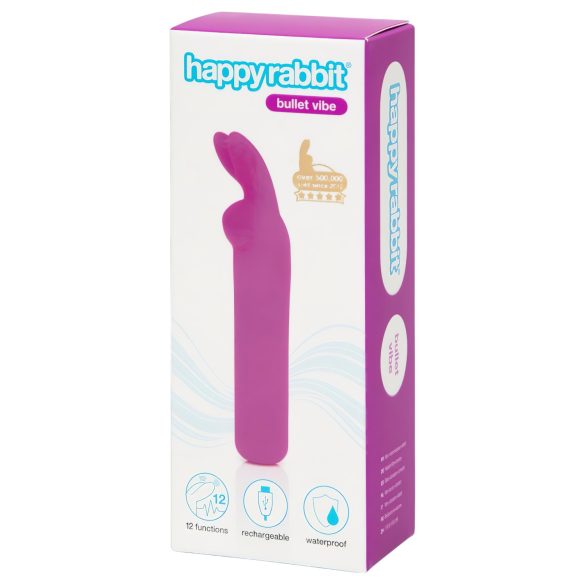 Happyrabbit Rechargeable Bunny Bullet Vibrator - Purple