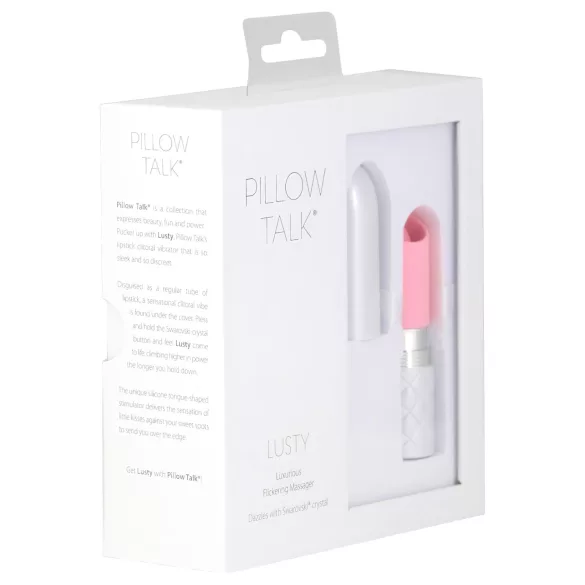 Pillow Talk Lusty - Rechargeable Tongue Vibrator (Pink)