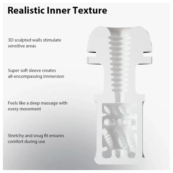 Svakom Hannes Neo - warming, thrusting masturbator (blue)
