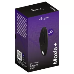   We-Vibe Moxie+ - Wearable app- and remote-controlled clitoral vibrator (black)
