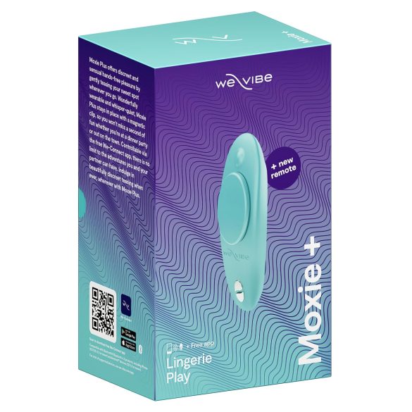 We-Vibe Moxie+ - wireless smart clitoral vibrator (turquoise)