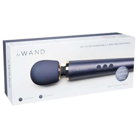 Le Wand Petite - Exclusive Rechargeable Massage Vibrator (Blue)